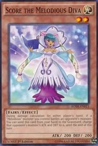 Score the Melodious Diva BOSH-EN013 Yu-Gi-Oh card from Breakers of Shadow