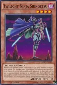Twilight Ninja Shingetsu BOSH-EN015 Yu-Gi-Oh card from Breakers of Shadow