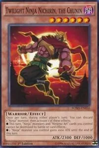 Twilight Ninja Nichirin, the Chunin BOSH-EN016 1st Edition Yu-Gi-Oh card from Breakers of Shadow