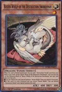 Buster Whelp of the Destruction Swordsman BOSH-EN019 Yu-Gi-Oh card from Breakers of Shadow