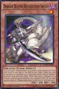 Dragon Buster Destruction Sword BOSH-EN020 1st Edition Yu-Gi-Oh card from Breakers of Shadow