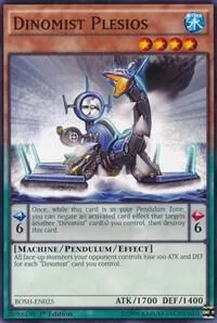 Dinomist Plesios BOSH-EN025 Yu-Gi-Oh card from Breakers of Shadow