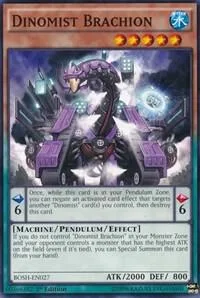 Dinomist Brachion BOSH-EN027 Yu-Gi-Oh card from Breakers of Shadow