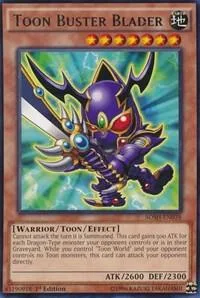 Toon Buster Blader BOSH-EN038 Yu-Gi-Oh card from Breakers of Shadow
