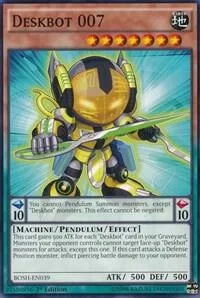 Deskbot 007 BOSH-EN039 Yu-Gi-Oh card from Breakers of Shadow