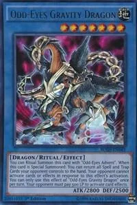 Odd-Eyes Gravity Dragon BOSH-EN043 Yu-Gi-Oh card from Breakers of Shadow