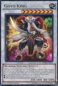 Goyo King BOSH-EN051 Yu-Gi-Oh card from Breakers of Shadow