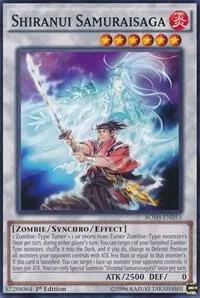 Shiranui Samuraisaga BOSH-EN053 Yu-Gi-Oh card from Breakers of Shadow