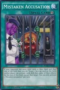 Mistaken Accusation BOSH-EN068 Yu-Gi-Oh card from Breakers of Shadow