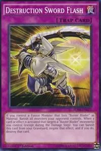Destruction Sword Flash BOSH-EN072 Yu-Gi-Oh card from Breakers of Shadow