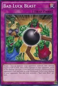 Bad Luck Blast BOSH-EN080 Yu-Gi-Oh card from Breakers of Shadow