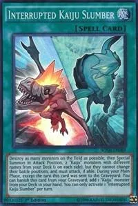 Interrupted Kaiju Slumber BOSH-EN089 Yu-Gi-Oh card from Breakers of Shadow