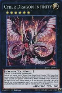Cyber Dragon Infinity BOSH-EN094 1st Edition Yu-Gi-Oh card from Breakers of Shadow