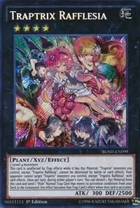 Traptrix Rafflesia BOSH-EN099 Yu-Gi-Oh card from Breakers of Shadow