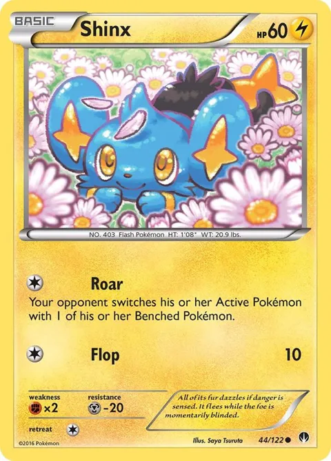 Shinx #44/122 Pokémon card from XY - BREAKpoint