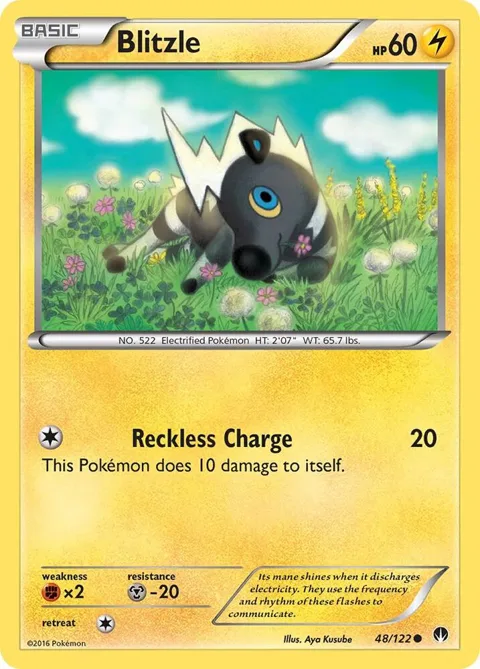 Blitzle #48/122 Pokémon card from XY - BREAKpoint