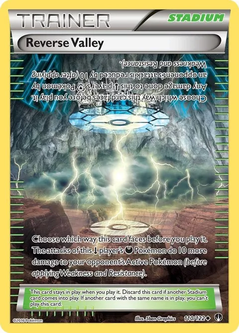 Reverse Valley #110/122 Pokémon card from XY - BREAKpoint