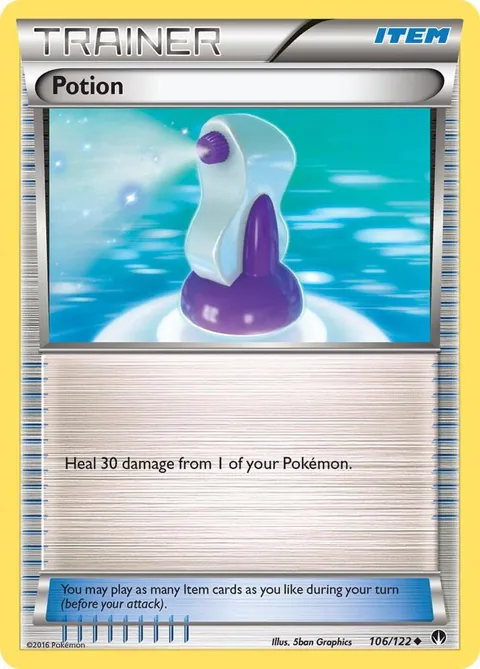 Potion #106/122 Pokémon card from XY - BREAKpoint