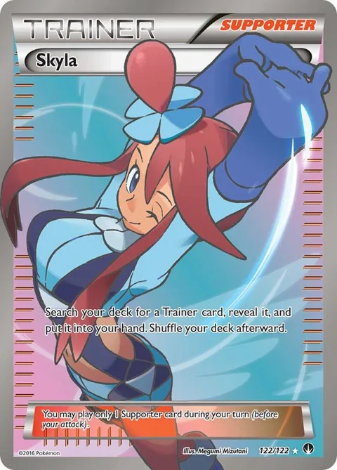 Skyla #122/122 Holofoil Pokémon card from XY - BREAKpoint