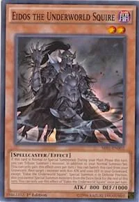 Eidos the Underworld Squire SR01-EN002 Unlimited Yu-Gi-Oh card from Structure Deck: Emperor of Darkness