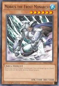 Mobius the Frost Monarch SR01-EN007 1st Edition Yu-Gi-Oh card from Structure Deck: Emperor of Darkness