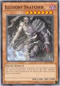 Illusory Snatcher SR01-EN016 1st Edition Yu-Gi-Oh card from Structure Deck: Emperor of Darkness