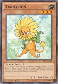 Dandylion SR01-EN018 1st Edition Yu-Gi-Oh card from Structure Deck: Emperor of Darkness