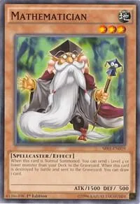 Mathematician SR01-EN019 1st Edition Yu-Gi-Oh card from Structure Deck: Emperor of Darkness