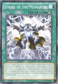 Strike of the Monarchs SR01-EN028 1st Edition Yu-Gi-Oh card from Structure Deck: Emperor of Darkness