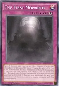 The First Monarch SR01-EN035 Unlimited Yu-Gi-Oh card from Structure Deck: Emperor of Darkness