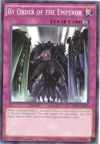 By Order of the Emperor SR01-EN039 Yu-Gi-Oh card from Structure Deck: Emperor of Darkness
