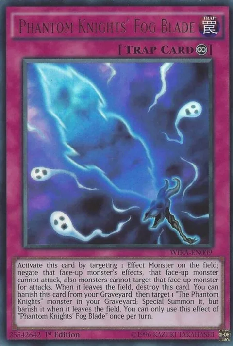 Phantom Knights' Fog Blade WIRA-EN009 Yu-Gi-Oh card from Wing Raiders