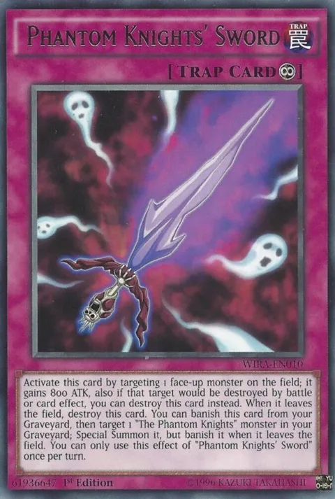Phantom Knights' Sword WIRA-EN010 Yu-Gi-Oh card from Wing Raiders