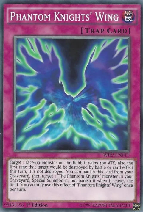 Phantom Knights' Wing WIRA-EN011 Yu-Gi-Oh card from Wing Raiders