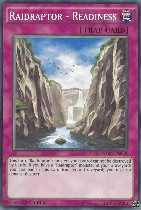 Raidraptor - Readiness WIRA-EN029 Yu-Gi-Oh card from Wing Raiders