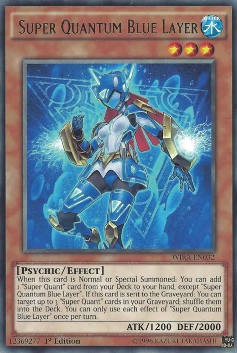 Super Quantum Blue Layer WIRA-EN032 Yu-Gi-Oh card from Wing Raiders