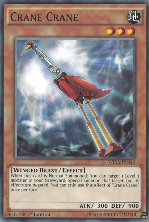 Crane Crane WIRA-EN040 Yu-Gi-Oh card from Wing Raiders