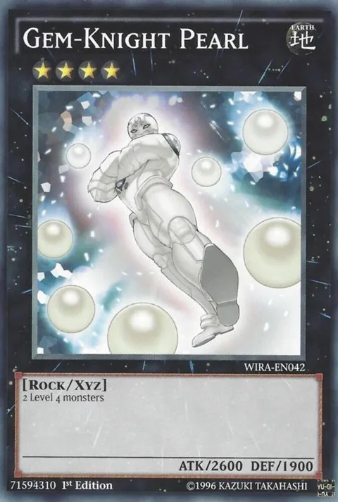 Gem-Knight Pearl WIRA-EN042 Yu-Gi-Oh card from Wing Raiders