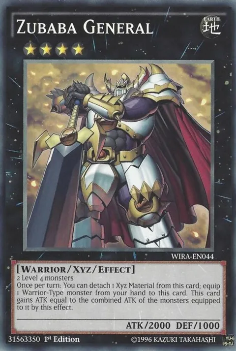 Zubaba General WIRA-EN044 Yu-Gi-Oh card from Wing Raiders