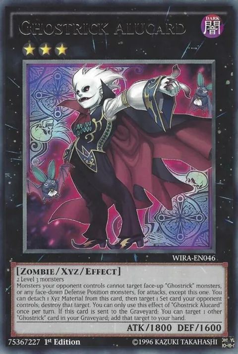 Ghostrick Alucard WIRA-EN046 Yu-Gi-Oh card from Wing Raiders