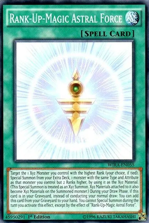 Rank-Up-Magic Astral Force WIRA-EN055 Yu-Gi-Oh card from Wing Raiders