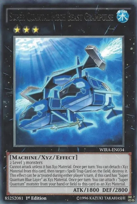 Super Quantal Mech Beast Grampulse WIRA-EN034 Yu-Gi-Oh card from Wing Raiders
