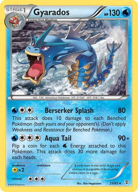 Gyarados #23/83 Pokémon card from Generations