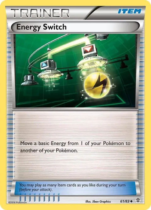 Energy Switch #61/83 Pokémon card from Generations