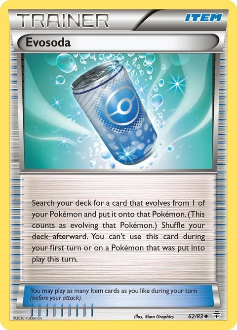Evosoda #62/83 Pokémon card from Generations