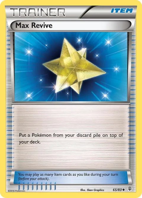 Max Revive #65/83 Pokémon card from Generations