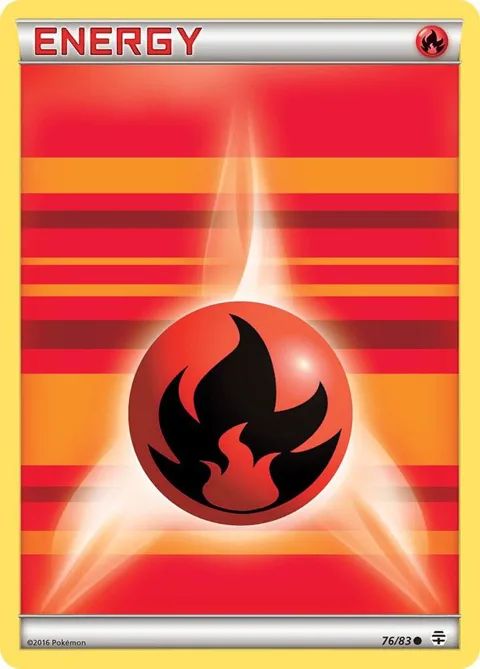 Fire Energy #76/83 Pokémon card from Generations