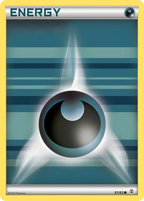 Darkness Energy #81/83 Pokémon card from Generations