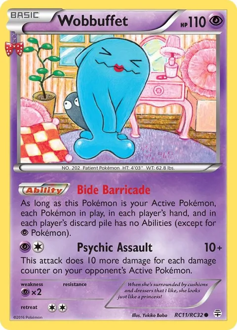 Wobbuffet #RC11/RC32 Pokémon card from Generations: Radiant Collection