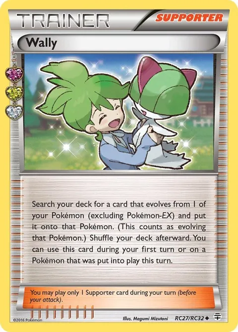Wally #RC27/RC32 Holofoil Pokémon card from Generations: Radiant Collection